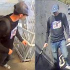 Combinación de imágenes publicadas por el FBI muestra fotografías de una persona de interés en la investigación del tiroteo fatal de Charlie Kirk.