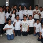 Estudiantes desarrollan un noticiero en una unidad educativa de la ciudadela Juan Montalvo.