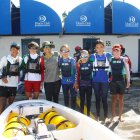 Parte de la delegación brasileña que se destacó con gran autoridad.