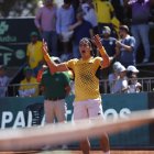 Álvaro Guillén ganó sus dos partidos de singles para enrumbar así la clasificación de Ecuador a la siguiente ronda.