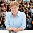 El actor estadounidense Robert Redford, fallecido el 16 de septiembre de 2025, durante la sesión fotográfica de All Is Lost, en el 66.º Festival de Cine de Cannes, en Cannes, en mayo de 2013