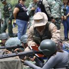 enezolanos acuden en varios estados de su país al llamado de adiestramiento que hizo el presidente Nicolás Maduro ante lo que denuncia como las "amenazas" de Estados Unidos