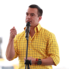 El presidente Daniel Noboa cumplió agenda en Piñas el 16 de septiembre de 2025.