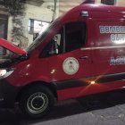 La ambulancia quedó totalmente operativa tras el robo.