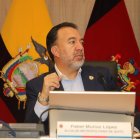 Pabel Muñoz durante la sesión del Concejo del 16 de septiembre de 2025.