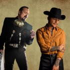 Pepe Aguilar y su yerno Christian Nodal.