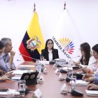 Legisladores de la Comisión de la Niñez, Adolescencia y Familia durante la sesión sobre muertes neonatales