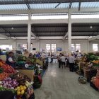 Ambiente en el Mercado Oeste de Guayaquil, ubicado en Lizardo García y 10 de Agosto.