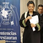La presidenta de la Sección de Primera Instancia para Casos de Reconocimiento de Verdad y Responsabilidad de la Jurisdicción Especial para la Paz (JEP), Ana Manuela Ochoa Arias.