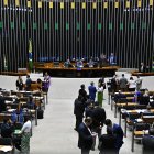 Fotografía de archivo del pleno de la Cámara de Diputados de Brasil.