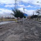 La obra de regeneración en un área cercana al estadio Olímpico de Riobamba ha generado reacciones.