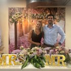 Marcela Ruete con su esposo, Francisco