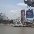 LA PERLA Y AEROVIA BAJA AFLUENCIA. PERIODISTA: JUAN DANIEL PONCE, . AG-EXTERNOS.