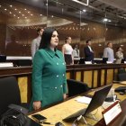 La asambleísta Lucía Pozo mocionó apoyar la convocatoria a una Asamblea Constituyente, pero no obtuvo los votos necesarios.