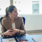 La actual presidenta de Revolución Ciudadana Luisa González, habló de la próxima convención nacional