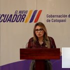 El lunes 22 de septiembre, Carolina Jaramillo, vocera presidencial, conversó con la prensa sobre el accionar del Ejecutivo en marco de la iniciativa de convocar a los ecuatorianos a las urnas.
