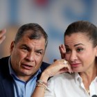 El expresidente también dedicó palabras a Luisa González.