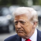 El presidente de EE.UU., Donald Trump habla en Washington, DC, EEUU.