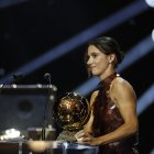 La futbolista española Aitana Bonmatí ganó el Balón de Oro 2025.