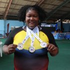 Lisseth Ayoví fue la mejor en los -86 kilogramos y se adjudicó tres medallas de oro con un total de 253 kilogramos levantados.