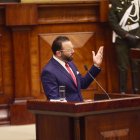 El exconsejero del CPCCS enfrentó al Pleno de la Asamblea la tarde del 22 de septiembre de 2025.