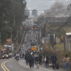 En el segunda día del paro nacional se reportan varias vías bloqueadas.