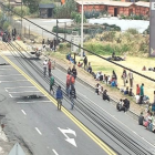 Las cámaras del ECU 911 registran bloqueos activos en varios puntos de Imbabura este martes 23 de septiembre.