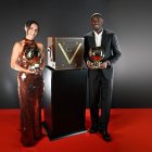 Aitana Bonmati deslumbró con un vestido de marca catalana y Ousmane Dembélé, en cambio, con firma italiana.