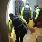 La licorería operaba en un inmueble de uso residencial en el sur de Quito.