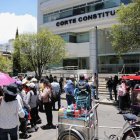 Los jueces de la Corte Constitucional soportaron la presión de simpatizantes del Gobierno, en septiembre 2025