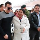 El presidente de la República, Daniel Noboa, participó de la entrega de la carta de compromiso para el pago montepío a los beneficiarios de los afiliados del seguro social campesino.