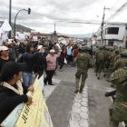 Así luce Otavalo tras la visita de Daniel Noboa en medio de las protestas.
