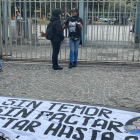 Una nueva concentración en los alrededores de la Plaza Indoamérica, en la Universidad Central, el 24 de septiembre del 2025.