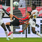 Liga de Quito venció 2-0 a Sao Paulo en Quito, en la ida de los cuartos de final de Copa Libertadores.
