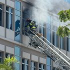 Incendio en el sector de Los Arcos.