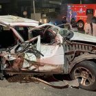 Un fallecido y un herido dejó el trágico choque entre un auto y una volqueta en Puembo, valle del nororiente de Quito.