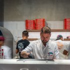 Durante el menú degustación en Diavolo Rosso