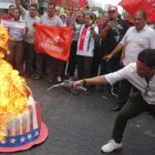 Protestas. Gremios ciudadanos marcharon en el centro de Guayaquil el 12 de septiembre de 2025.