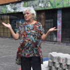 Manuela Gallegos, exdirigente de La Mariscal, lamenta el deterioro que enfrenta esta zona en Quito.