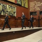 La Corte anuló dos leyes aprobadas por los asambleístas; en la foto el presidente de la Asamblea Anacional, Niels Olsen.