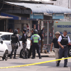 La Policía Nacional realiza las investigaciones en Durán.