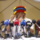 Marlos Vargas en rueda de prensa este 29 de septiembre de 2025.