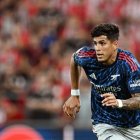 Piero Hincapié solo ha jugado unos minutos con Arsenal. Lo hizo en la victoria 2-0 ante Athletic Bilbao en la Champions League.