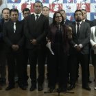 Luisa González denunció que el Consejo Nacional Electoral (CNE) no aprobó a Revolución Ciudadana para participar en la campaña electoral para el referéndum.