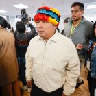 El presidente de la Confederación de Nacionalidades Indígenas del Ecuador (Conaie), Marlon Vargas.