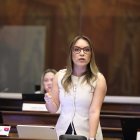 La oficialista Mishel Mancheno coordina la bancada de ADN.