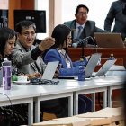 Audiencia. El fiscal general subrogante, Wilson Toainga, encabezó la acusación en el proceso del caso Sinohydro.