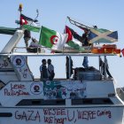 Embarcación de la Global Sumud Flotilla