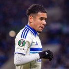 Kendry Páez, atacante ecuatoriano del Racing de Estrasburgo.