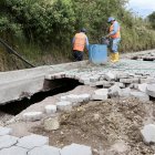 Trabajos. Personal de la Junta de Agua limpió el canal de riego y está previsto que coloquen una capa de hormigón.